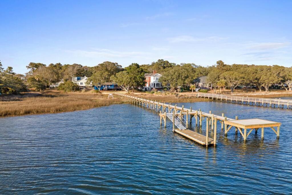 Dolphin Cove - Whole Waterfront House With Dock Villa Оушън Айл Бийч Екстериор снимка