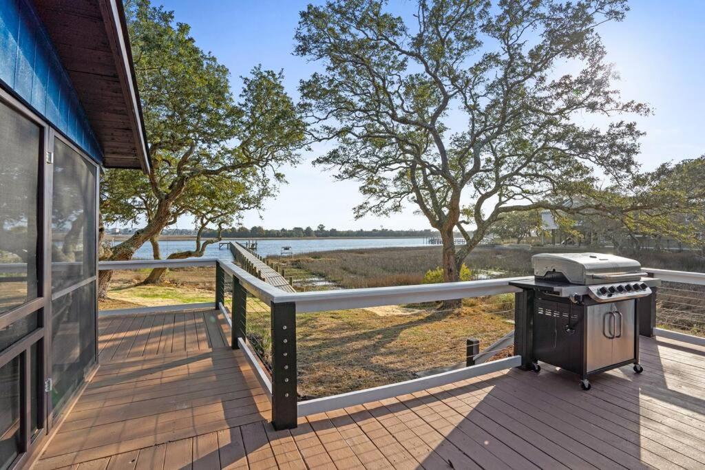 Dolphin Cove - Whole Waterfront House With Dock Villa Оушън Айл Бийч Екстериор снимка