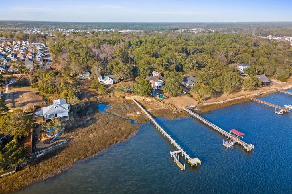 Dolphin Cove - Whole Waterfront House With Dock Villa Оушън Айл Бийч Екстериор снимка