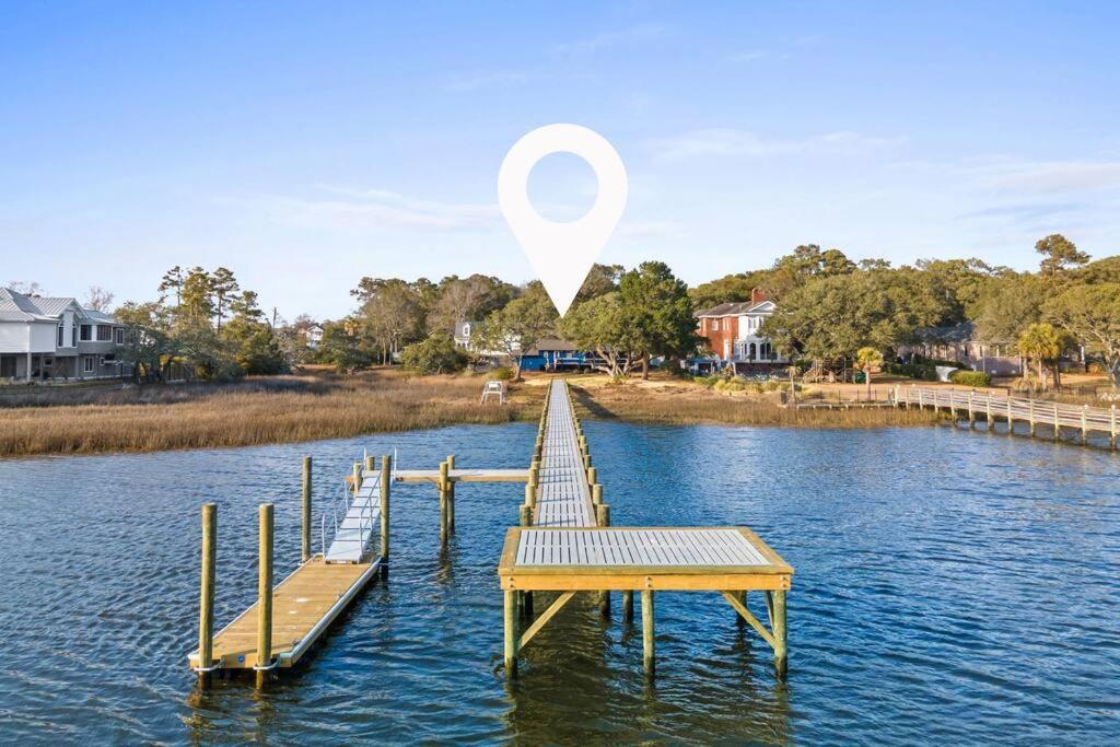 Dolphin Cove - Whole Waterfront House With Dock Villa Оушън Айл Бийч Екстериор снимка